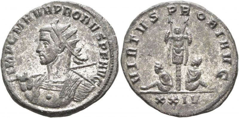 Probus, 276-282. Antoninianus (Silvered bronze, 21 mm, 3.44 g, 12 h), Siscia, 27...