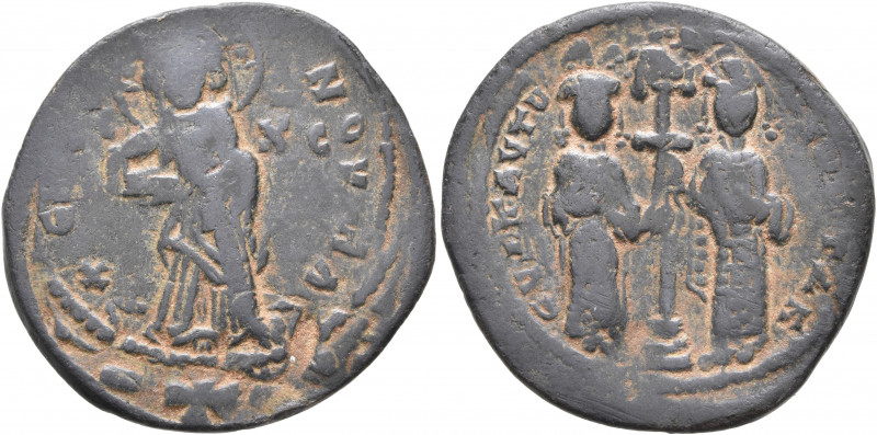 Constantine X Ducas, with Eudocia, 1059-1067. Follis (Bronze, 29 mm, 7.51 g, 6 h...