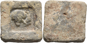 SYRIA, Seleucis and Pieria. Heraclea ad Mare (?), 3rd-1st centuries BC. Weight of 1/8 Mina (Ogdoon) (Lead, 26x26 mm, 58.72 g). Grape bunch within squa...