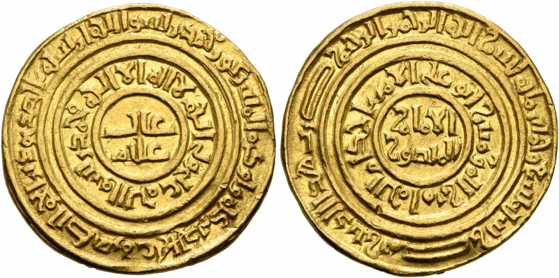 ISLAMIC, Fatimids. al-Amir bi-Ahkam Allah, AH 495-524 / AD 1101-1130. Dinar (Gol...