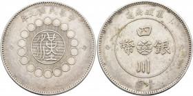 CHINA, ZHŌNGHUÁ MÍNGUÓ (REPUBLIC OF CHINA). 1912-1949. Yuán – Dollar (Silver, 38 mm, 25.44 g, 12 h), Sìchuān (Szechuan) province, year 9 = 1912. Yeoma...