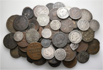A lot containing 88 silver, bronze and copper-nickel coins. All: World. Fine to good very fine. LOT SOLD AS IS, NO RETURNS. 88 coins in lot.


From...
