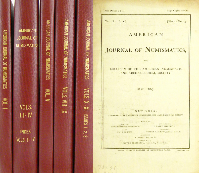 [American Numismatic Society] American Numismatic & Arch¾ological Society; Bosto...