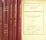 Partial Set of the American Journal of Numismatics