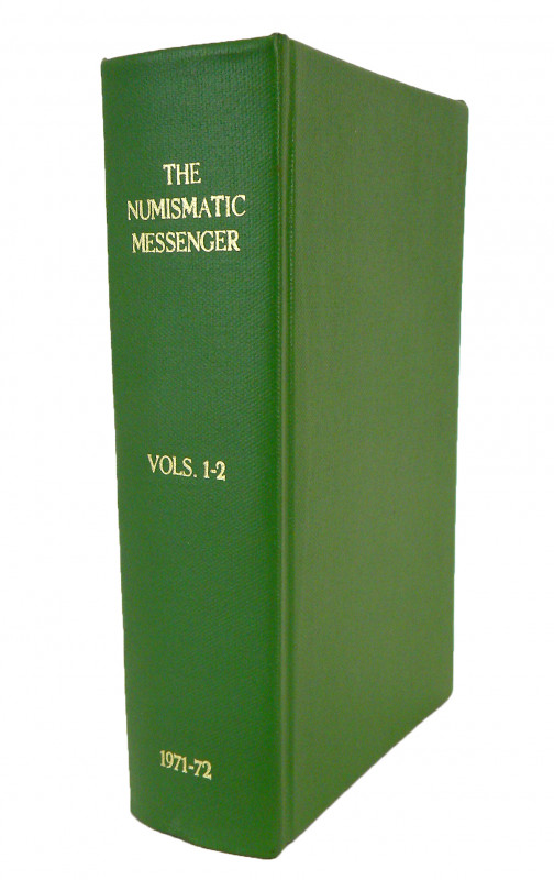 Castenholz, B.J. THE NUMISMATIC MESSENGER. Volumes 1-2, complete, bound in one v...