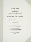 Bement European Sale with Remarkable Reprint Plates