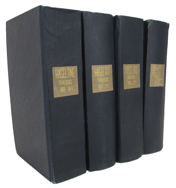 Haseltine, John W. AUCTION SALE CATALOGUES. Philadelphia & New York, 1872-1885. ...