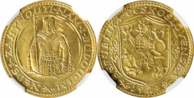 CZECHOSLOVAKIA. Ducat, 1924. Kremnica Mint. NGC MS-66.
Fr-2; KM-8; Novotny-16. A beauty in all facets, the present Gem displays crisp details along w...