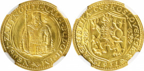 CZECHOSLOVAKIA. Ducat, 1931. Kremnica Mint. NGC MS-66.
Fr-2; KM-8; Novotny-16. A dazzling example, this charming Ducat offers a wholly original look ...