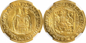 CZECHOSLOVAKIA. Ducat, 1934. Kremnica Mint. NGC MS-65.
Fr-2; KM-8; Novotny-16 (R). Mintage: 9,729. A RARE and elusive date, this Gem example offers a...