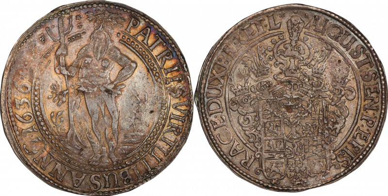 GERMANY. Brunswick-Luneburg: Luneburg (Celle). Taler, 1636-HS. Zellerfeld Mint. ...