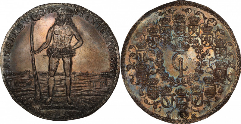 GERMANY. Brunswick-Luneburg: Calenburg & Luneburg (Celle). 3 Talers, 1665-HS. Ze...