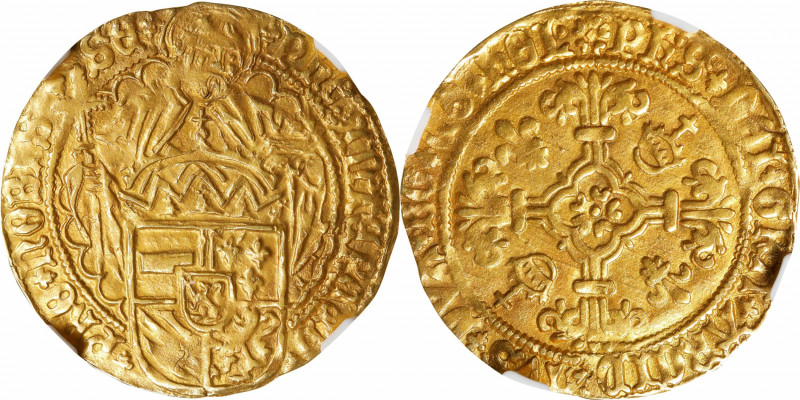 NETHERLANDS. Holland. Goldgulden (Florin d'or), ND (1499-1506). Dordrecht Mint. ...