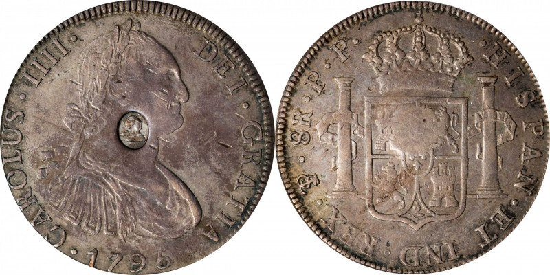 GREAT BRITAIN. Great Britain - Bolivia. Dollar, ND (1797). George III. PCGS AU-5...