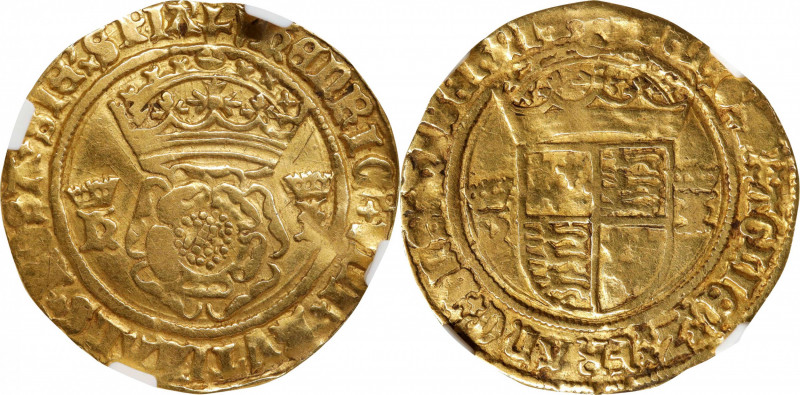 GREAT BRITAIN. Crown of the Double Rose, ND (1536-37). London Mint; mm: arrow. H...