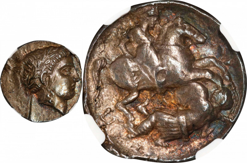 MACEDON. Paeonia. Kingdom of Paeonia. Patraos, ca. 335-315 B.C. AR Tetradrachm (...