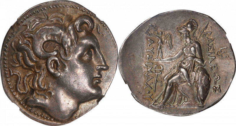 THRACE. Kingdom of Thrace. Lysimachos, 323-281 B.C. AR Tetradrachm (17.21 gms), ...