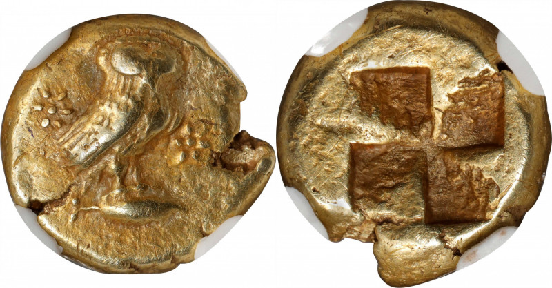 MYSIA. Kyzikos. EL Hekte (2.65 gms), ca. 450-330 B.C. NGC Ch EF, Strike: 5/5 Sur...