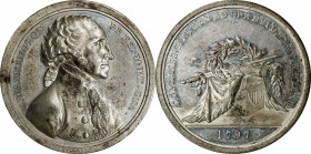 (ca. 1805) Sansom Medal. Original. Early Impression. Musante GW-58, Baker-71B, Julian PR-1. White Metal. MS-60 (PCGS).
23.6 grams. Mostly brilliant s...
