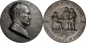 1961 Secretary of the Treasury D. Douglas Dillon Medal from the Estate of Paul A. Volcker. By Gilroy Roberts and Frank Gasparro. Failor-Hayden 219. Si...