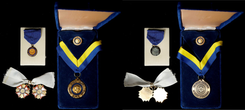 Lot of (3) Award Medals from the Estate of Paul A. Volcker.
Included are: (2) V...