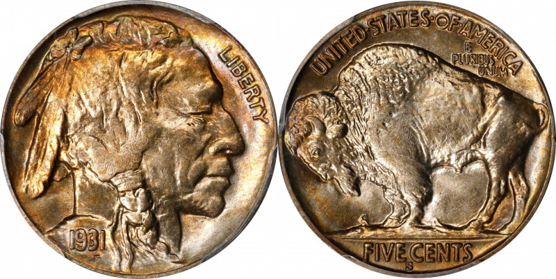 1931-S Buffalo Nickel. MS-65 (PCGS). CAC.
PCGS# 3971. NGC ID: 22SK.
From the H...