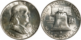 1948 Franklin Half Dollar. MS-65 FBL (PCGS).
PCGS# 86651. NGC ID: 24SR.