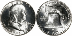 1950 Franklin Half Dollar. MS-65 FBL (PCGS).
PCGS# 86656. NGC ID: 24SW.