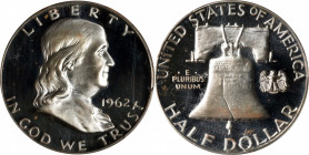 1962 Franklin Half Dollar. Proof-68 Deep Cameo (PCGS).
PCGS# 96703. NGC ID: 27VK.