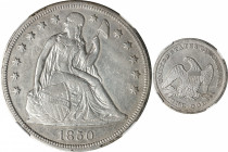 1850-O Liberty Seated Silver Dollar. OC-1, the only known dies. Rarity-2. EF Details--Improperly Cleaned (NGC).
PCGS# 6938. NGC ID: 24YN.