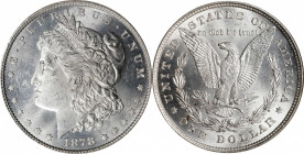 1878 Morgan Silver Dollar. 8 Tailfeathers. MS-64 (NGC).
PCGS# 7072. NGC ID: 253H.
