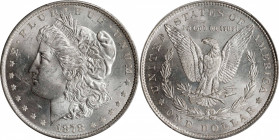 1878 Morgan Silver Dollar. 7 Tailfeathers. Reverse of 1879. MS-62 (PCGS).
PCGS# 7076. NGC ID: 253L.