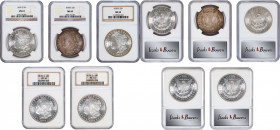 Lot of (5) 1878-S Morgan Silver Dollars. MS-63 (NGC).
PCGS# 7082. NGC ID: 253R.