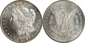 1879-S Morgan Silver Dollar. Reverse of 1878. Top 100 Variety. MS-62 (PCGS).
PCGS# 7094. NGC ID: 253W.
