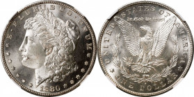 1880-S Morgan Silver Dollar. MS-67 (NGC).
PCGS# 7118. NGC ID: 2544.