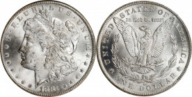 1881-CC Morgan Silver Dollar. MS-63 (PCGS). CAC. OGH.
PCGS# 7126. NGC ID: 2547.