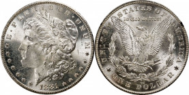1881-CC GSA Morgan Silver Dollar. MS-63 (NGC).
The original box and card are not included.
PCGS# 518863. NGC ID: 2547.