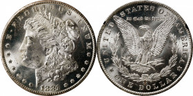 1881-CC GSA Morgan Silver Dollar. MS-62 (NGC).
The original box and card are included, the lid of the box detached from the base.
PCGS# 518863. NGC ...