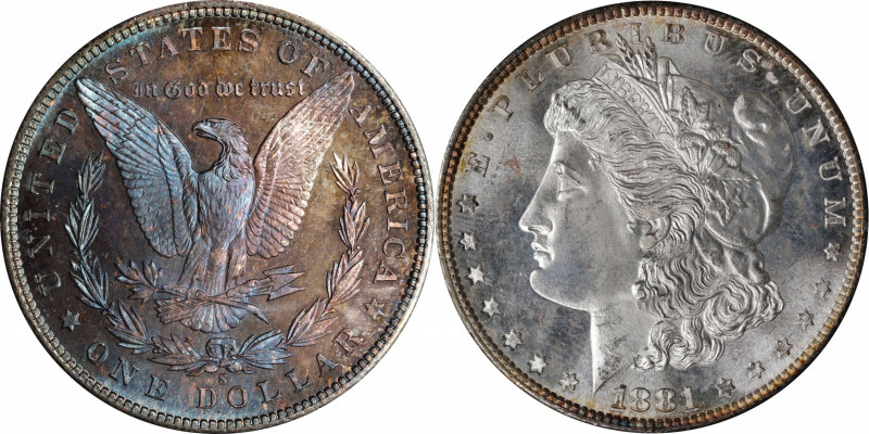 1881-S Morgan Silver Dollar. MS-65 (PCGS). OGH--First Generation.
PCGS# 7130. N...