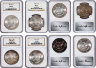 Lot of (4) 1881-S Morgan Silver Dollars. MS-65 (NGC).
PCGS# 7130. NGC ID: 2549.