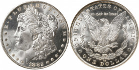 1882-CC Morgan Silver Dollar. MS-66 (NGC).
PCGS# 7134. NGC ID: 254B.
From the Michael Mann Type Collection.