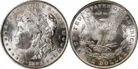 1882-CC GSA Morgan Silver Dollar. MS-61 (NGC).
The original box, card and outer mailing box are included.
PCGS# 518866. NGC ID: 254B.