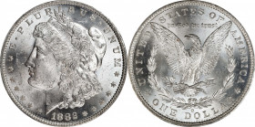 1882-O Morgan Silver Dollar. MS-64 (PCGS).
PCGS# 7136. NGC ID: 254C.
From the Steven Jay Ball Collection.