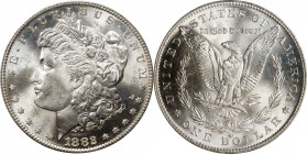 1882-S Morgan Silver Dollar. MS-65 (PCGS). OGH.
PCGS# 7140. NGC ID: 254F.