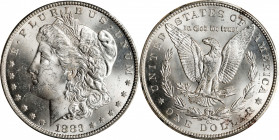1883-CC Morgan Silver Dollar. MS-63 (PCGS).
PCGS# 7144. NGC ID: 254H.
From the Pennell Collection.