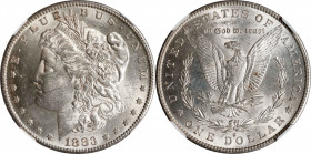 1883-S Morgan Silver Dollar. MS-60 (NGC).
PCGS# 7148. NGC ID: 254K.