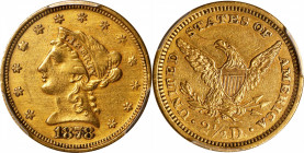 1878-S Liberty Head Quarter Eagle. EF Details--Harshly Cleaned (PCGS).
PCGS# 7829. NGC ID: 25KZ.