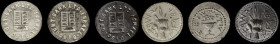 JUDAEA. Trio of Ancient-Inspired Lead Tokens (3 Pieces), ND (ca. 1960). All pieces: UNCIRCULATED.
All three of these rather interesting and RARE toke...