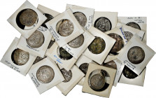 SASSANIAN EMPIRE. Group of Mostly Silver Drachms (24 Pieces), ca. 3rd to 7th Centuries A.D. Average Grade: CHOICE VERY FINE.
Nearly entirely silver a...
