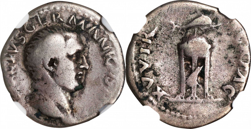 VITELLIUS, A.D. 69. AR Denarius, Rome Mint, ca. April-December A.D. 69. NGC F.
...